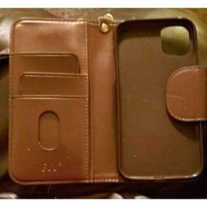 iPhone 11 Brown Leather wallet Case